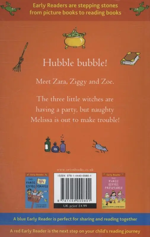 Rückseite: 9781444000801 | Early Reader: The Three Little Witches Storybook | Georgie Adams