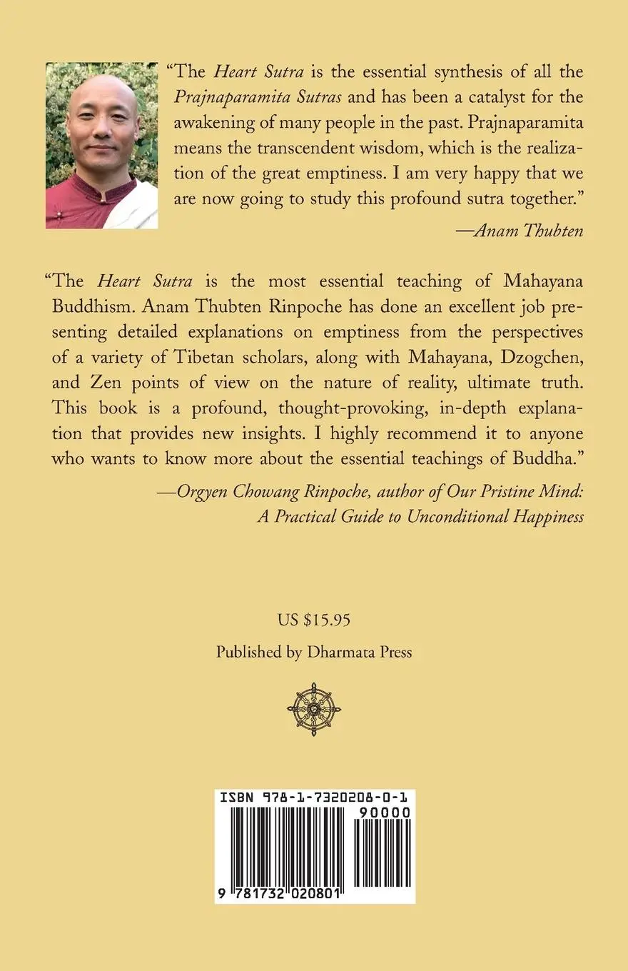 Rückseite: 9781732020801 | The Fragrance of Emptiness | A Commentary on the Heart Sutra | Thubten