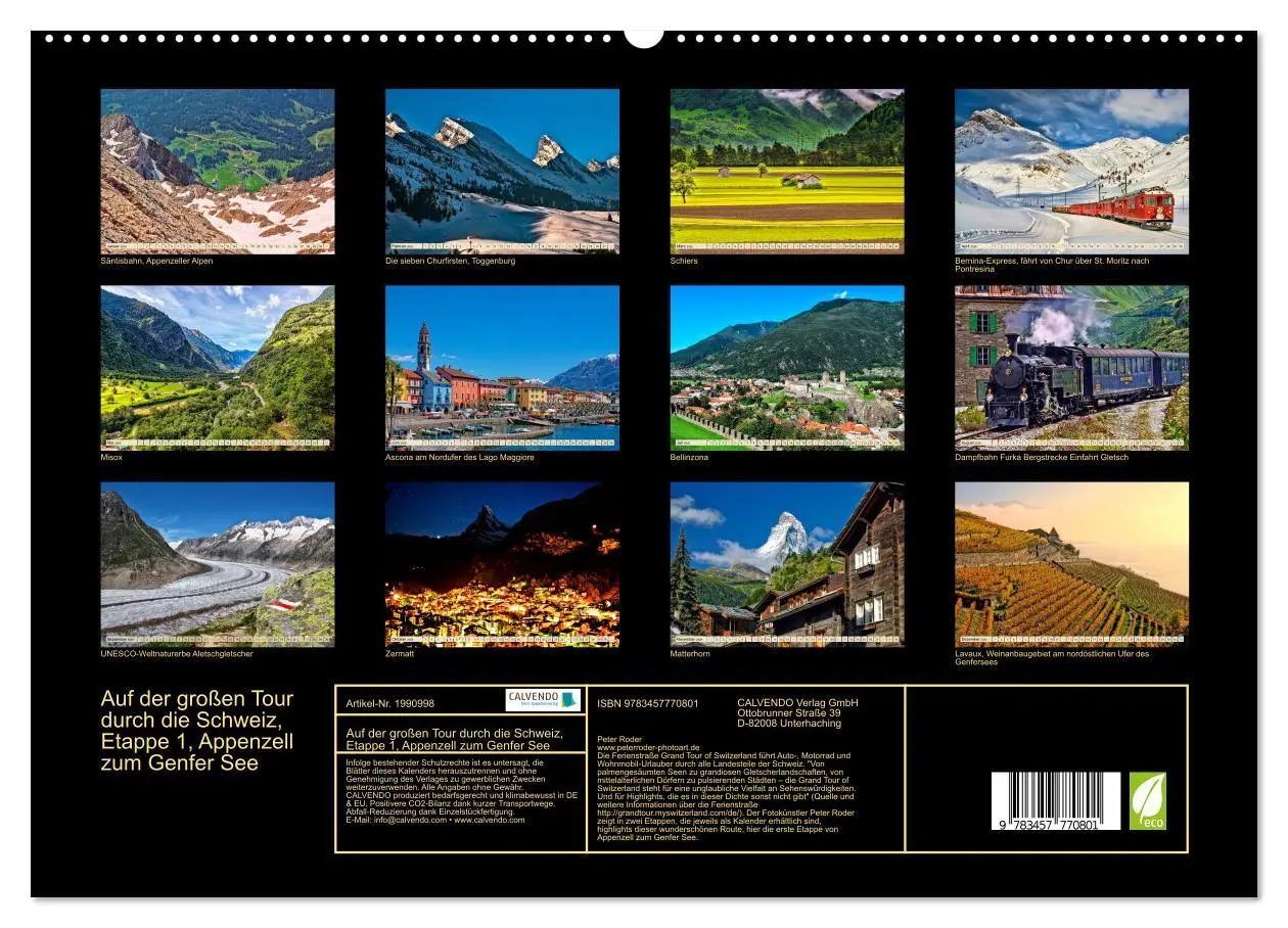 Bild: 9783457770801 | Auf der großen Tour durch die Schweiz, Etappe 1, Appenzell zum...