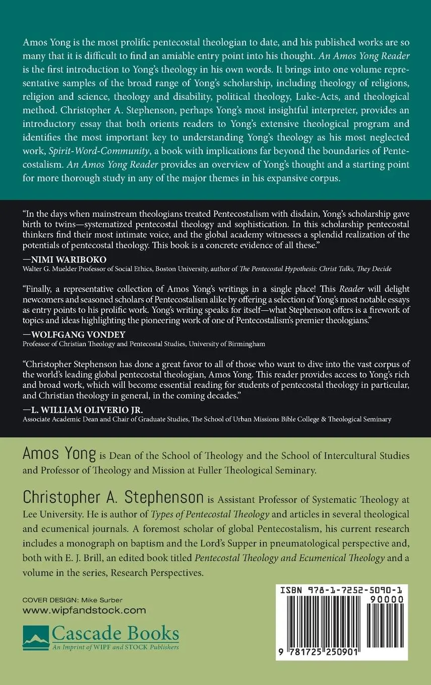 Rückseite: 9781725250901 | An Amos Yong Reader | Amos Yong | Buch | Gebunden | Englisch | 2020