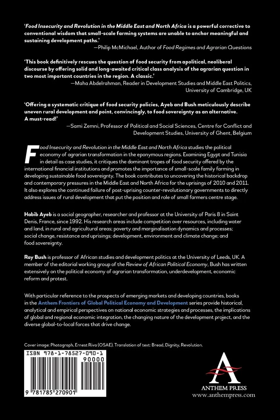 Rückseite: 9781785270901 | Food Insecurity and Revolution in the Middle East and North Africa