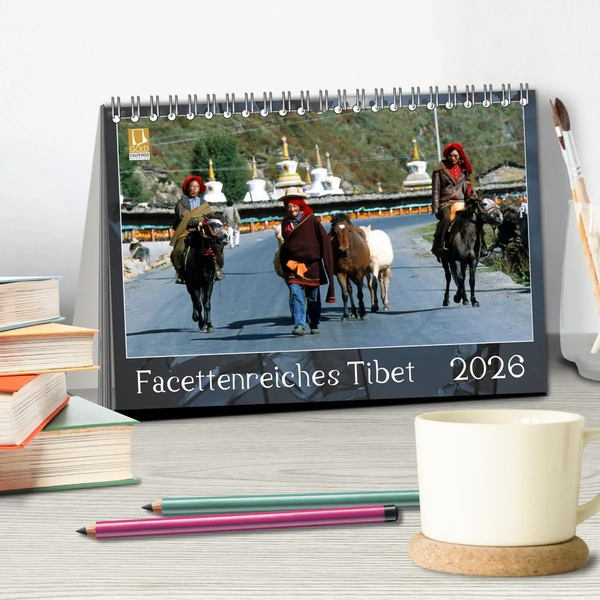 Bild: 9783457830901 | Facettenreiches Tibet (Tischkalender 2026 DIN A5 quer), CALVENDO...