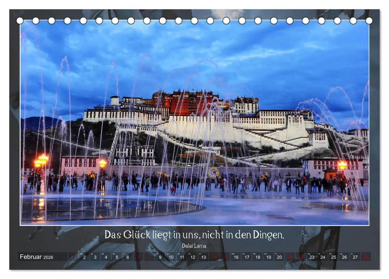 Bild: 9783457830901 | Facettenreiches Tibet (Tischkalender 2026 DIN A5 quer), CALVENDO...