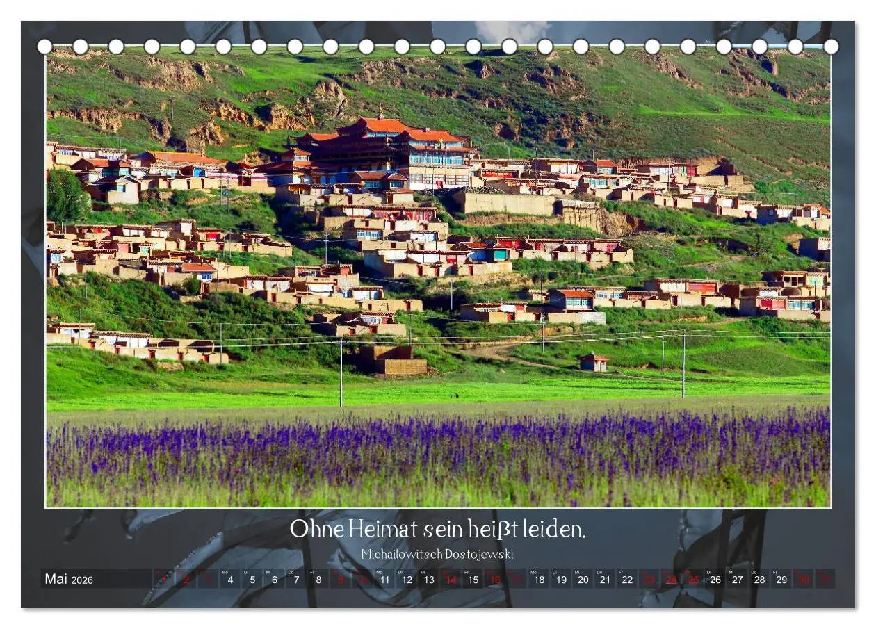 Bild: 9783457830901 | Facettenreiches Tibet (Tischkalender 2026 DIN A5 quer), CALVENDO...