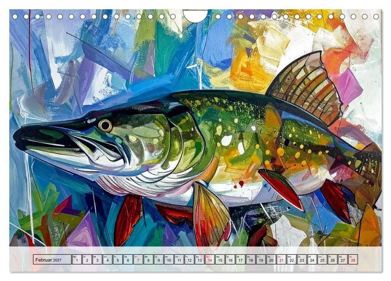 Bild: 9783516920901 | Farbenfrohe Tierbilder (Wandkalender 2027 DIN A4 quer), CALVENDO...
