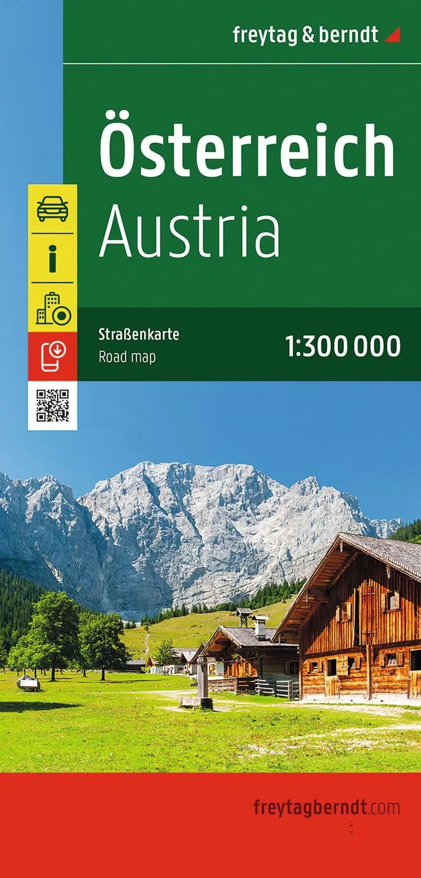 Cover: 9783707920901 | Österreich, Straßenkarte 1:300.000, freytag &amp; berndt | Berndt | 2025