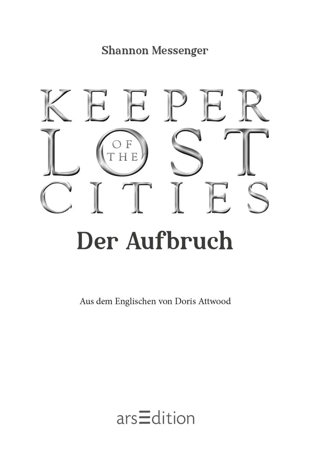 Bild: 9783845840901 | Keeper of the Lost Cities - Der Aufbruch (Keeper of the Lost Cities 1)