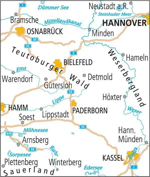 Bild: 9783969900901 | ADFC-Radtourenkarte 11 Ostwestfalen Sauerland 1:150.000, reiß- und...