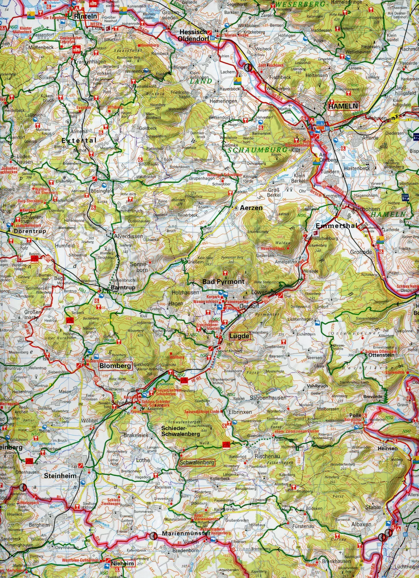Bild: 9783969900901 | ADFC-Radtourenkarte 11 Ostwestfalen Sauerland 1:150.000, reiß- und...