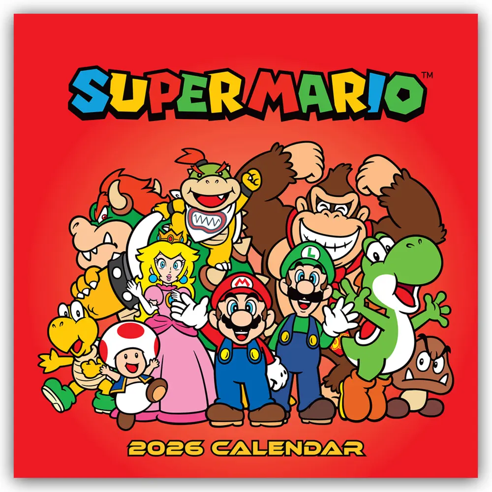 Cover: 9783803531001 | Nintendo - Super Mario 2026 - Wandkalender | Danilo Promotion Ltd