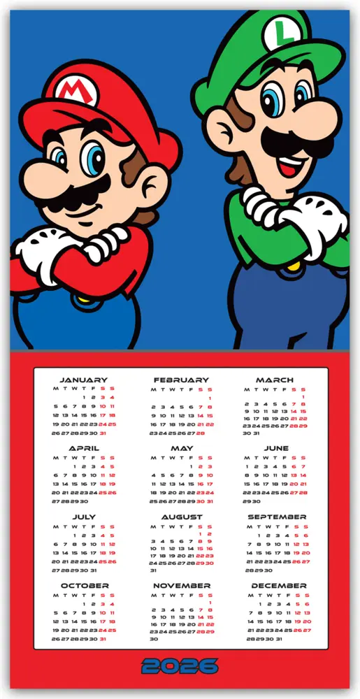 Bild: 9783803531001 | Nintendo - Super Mario 2026 - Wandkalender | Danilo Promotion Ltd