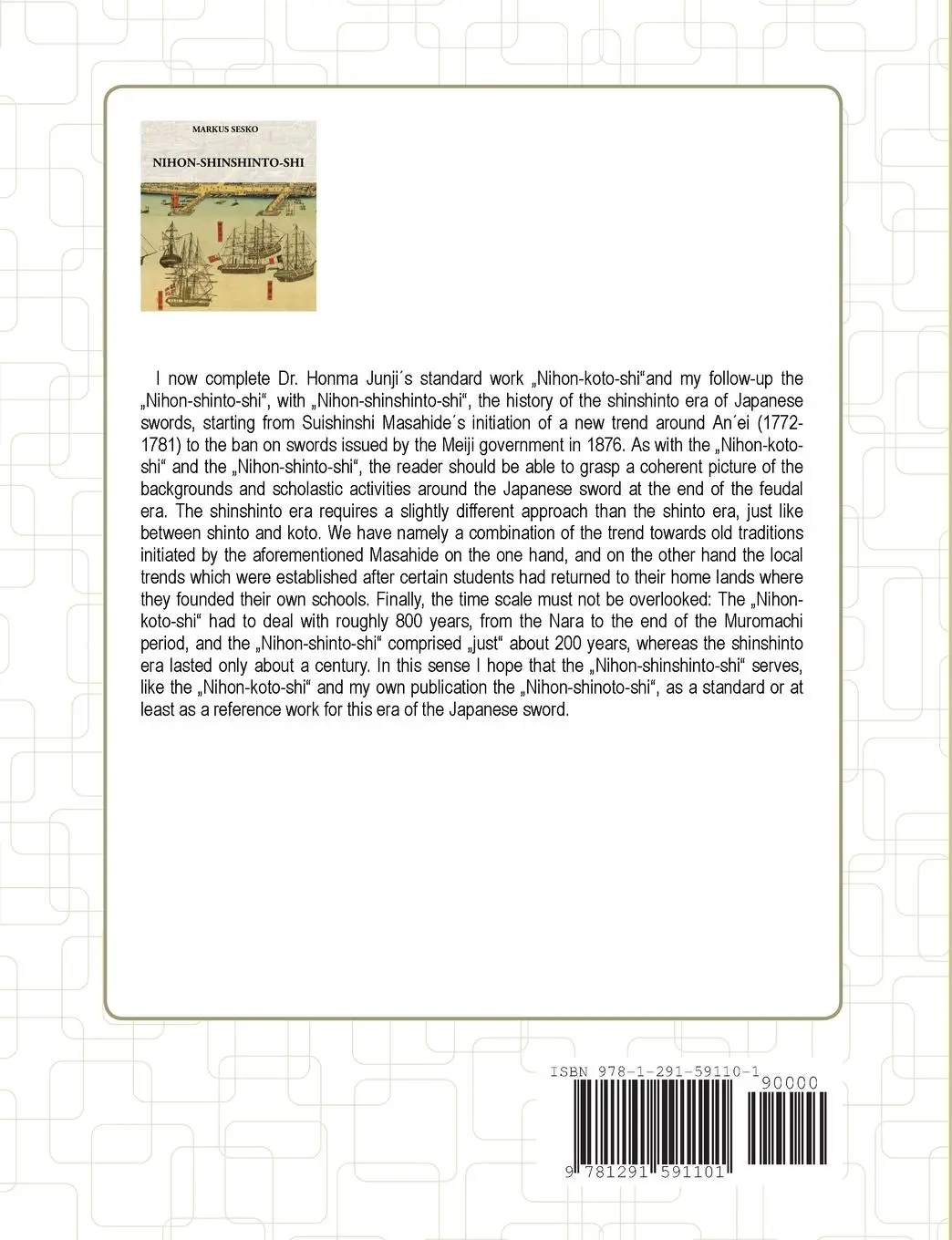 Rückseite: 9781291591101 | Nihon-shinshinto-shi - The History of the shinshinto Era of...