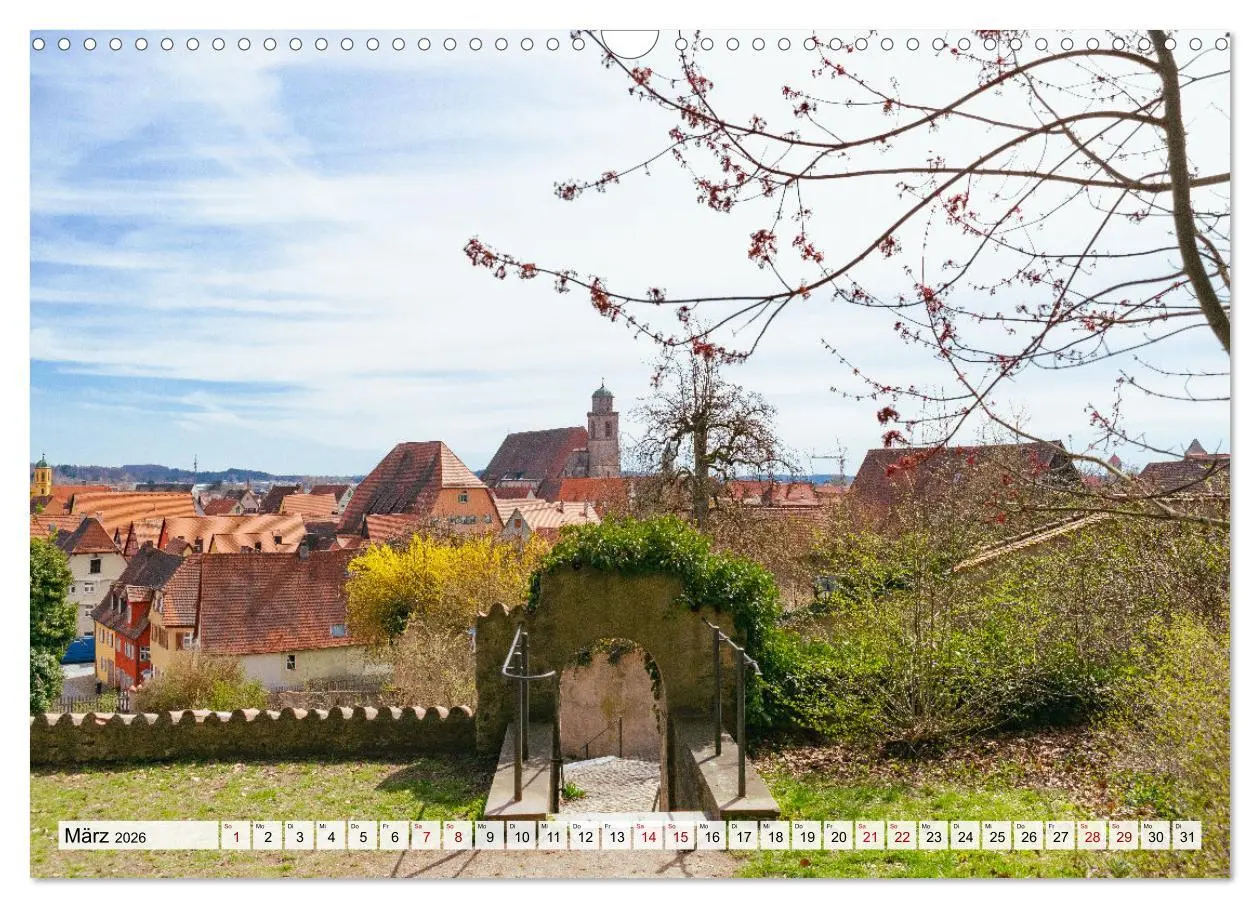 Bild: 9783457641101 | Ein Spaziergang durch Dinkelsbühl (Wandkalender 2026 DIN A3 quer),...