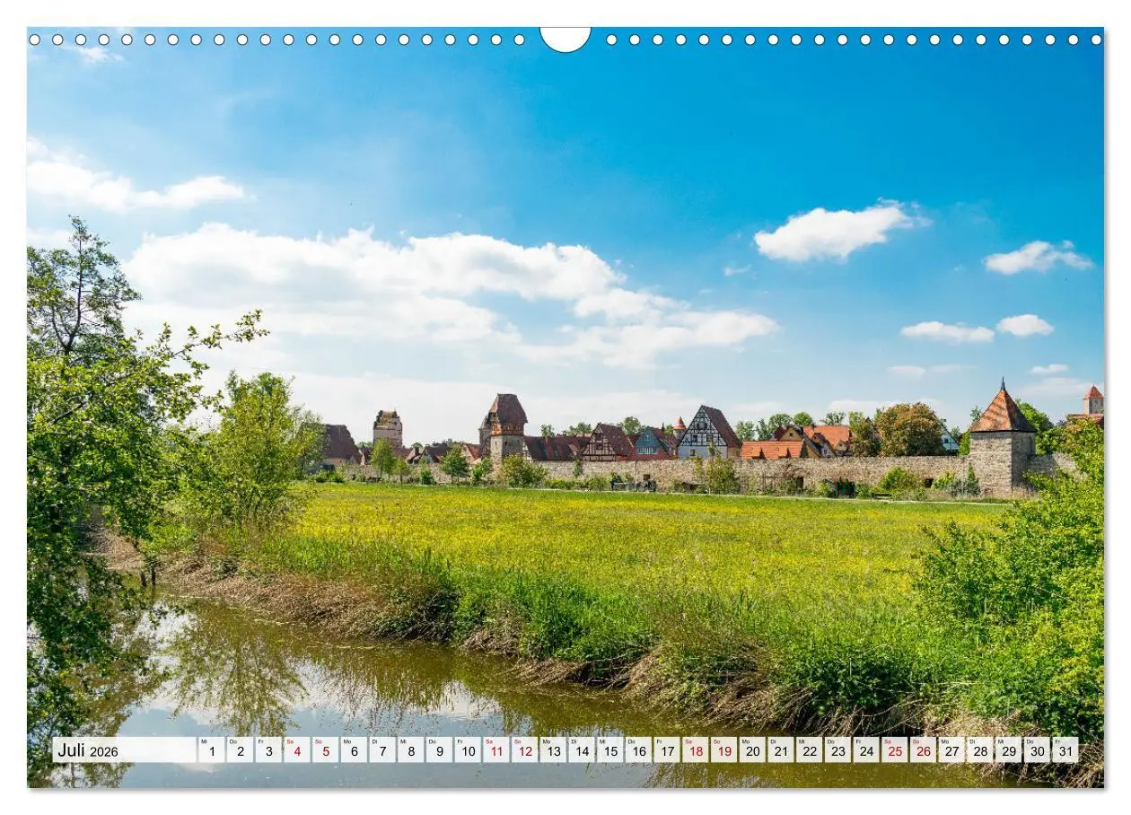 Bild: 9783457641101 | Ein Spaziergang durch Dinkelsbühl (Wandkalender 2026 DIN A3 quer),...