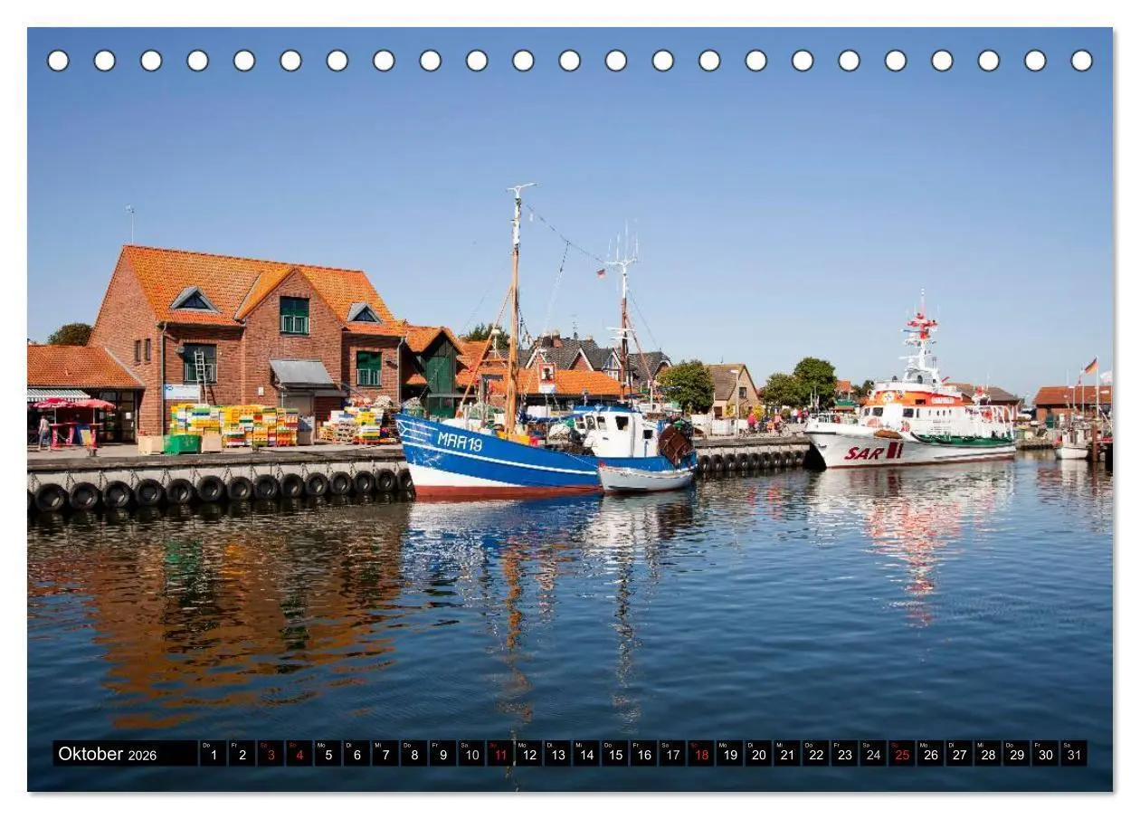 Bild: 9783516041101 | Schleswig-Holstein (Tischkalender 2026 DIN A5 quer), CALVENDO...