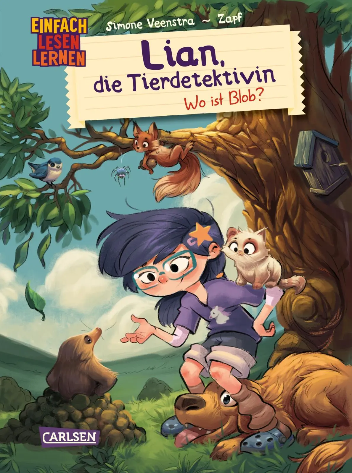 Cover: 9783551691101 | Lian, die Tierdetektivin 2: Wo ist Blob? | Simone Veenstra | Buch