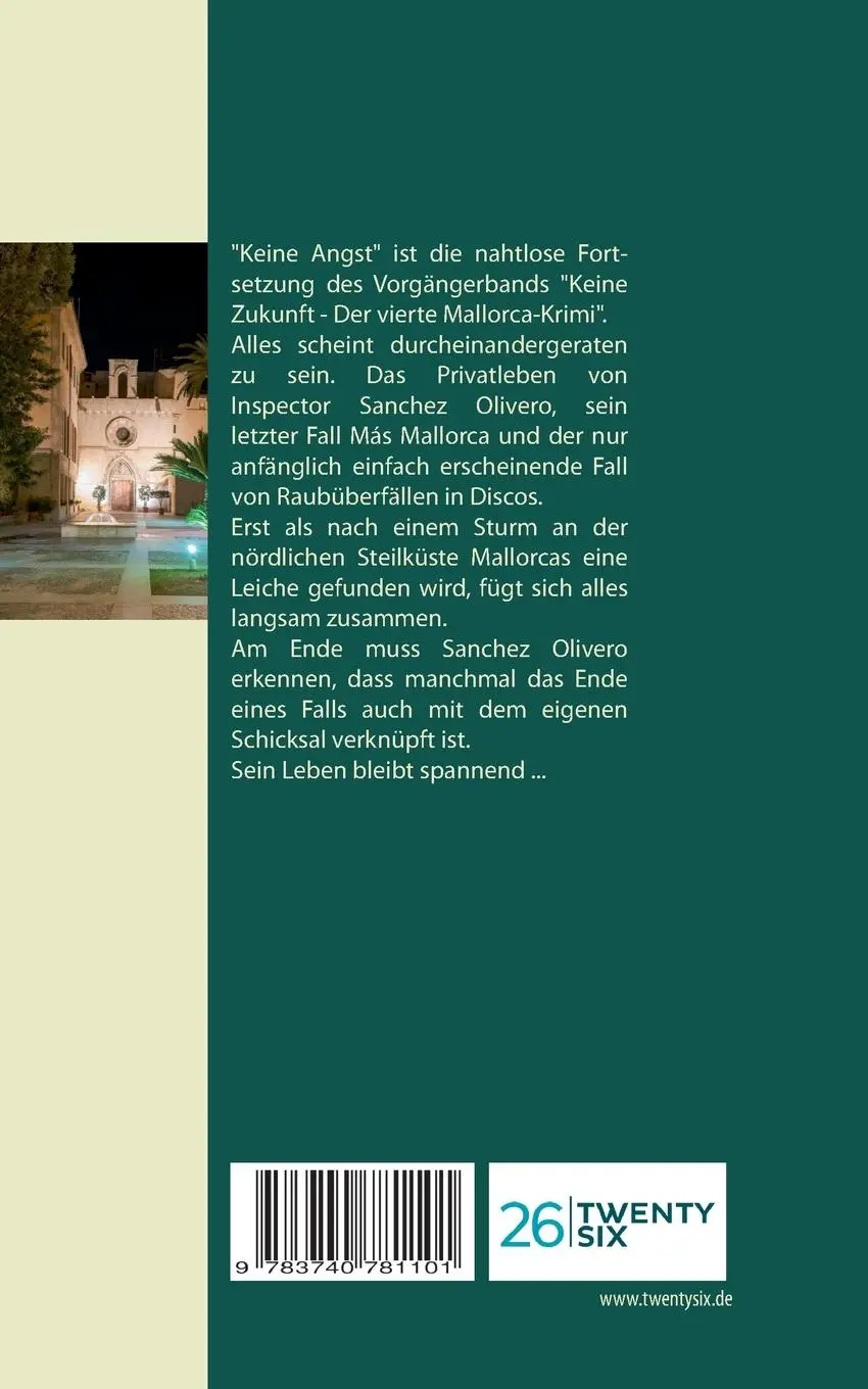 Rückseite: 9783740781101 | Keine Angst | Der fünfte Mallorca-Krimi | Andreas Heßelmann | Buch