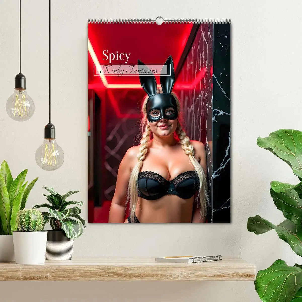 Bild: 9783457251201 | Spicy - Kinky Fantasien (Wandkalender 2026 DIN A2 hoch), CALVENDO...