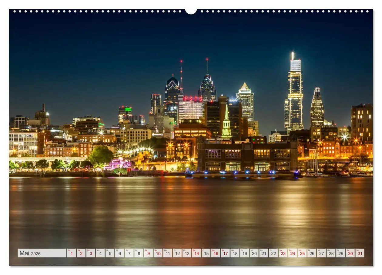 Bild: 9783457321201 | PHILADELPHIA Historie und Moderne (Wandkalender 2026 DIN A2 quer),...