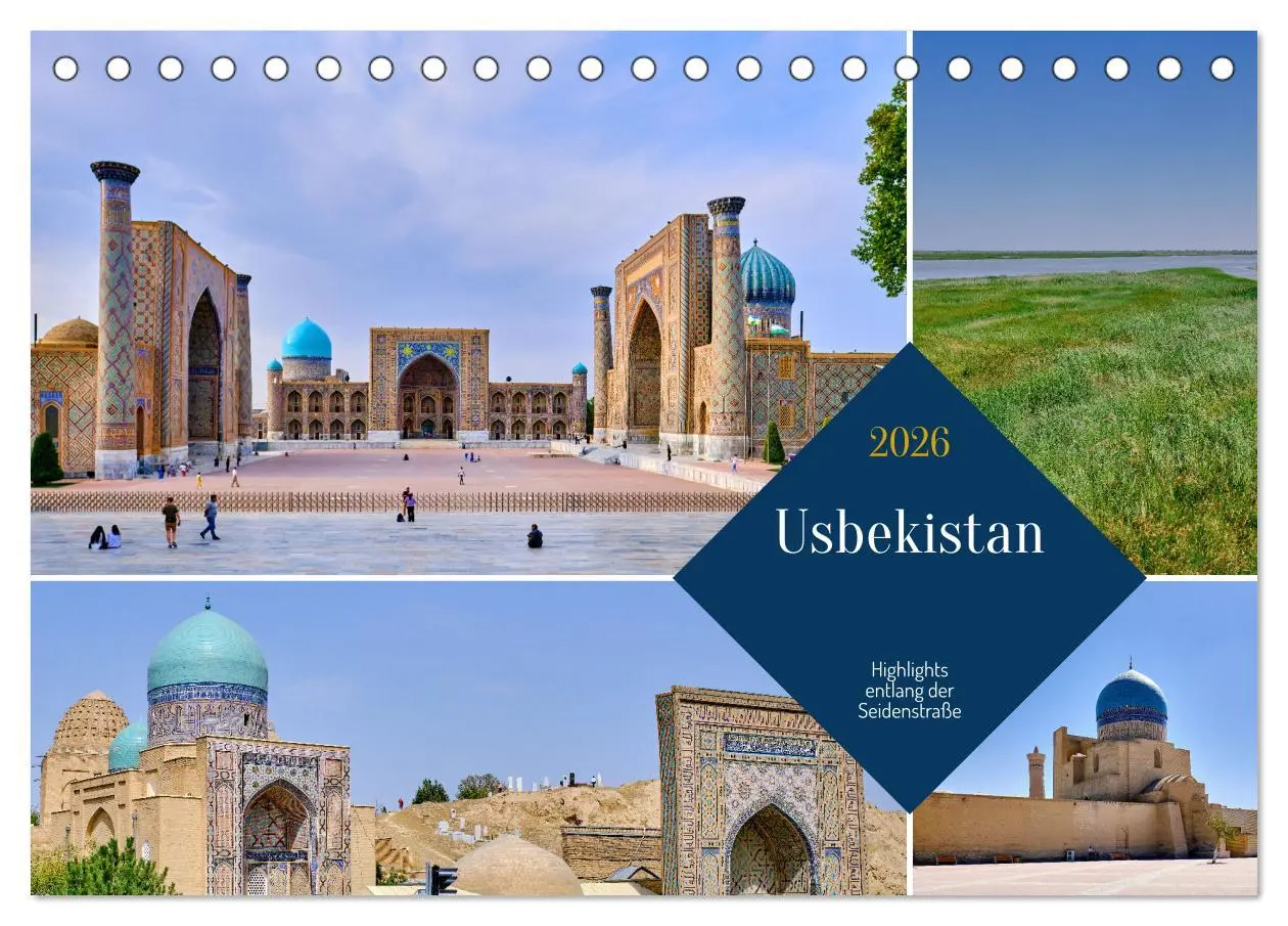 Cover: 9783457491201 | Zentralasien - Entlang der alten Seidenstraße (Tischkalender 2026...