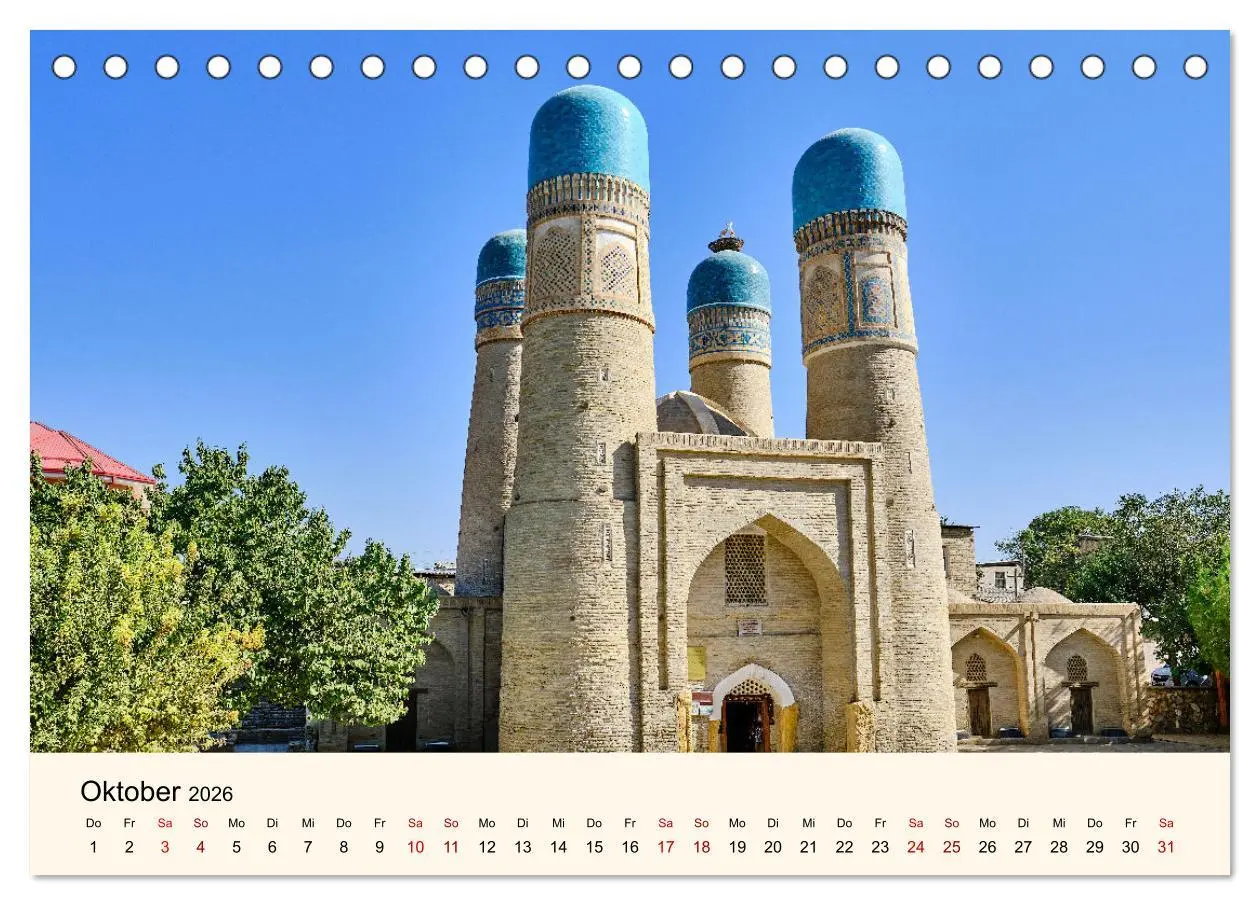 Bild: 9783457491201 | Zentralasien - Entlang der alten Seidenstraße (Tischkalender 2026...