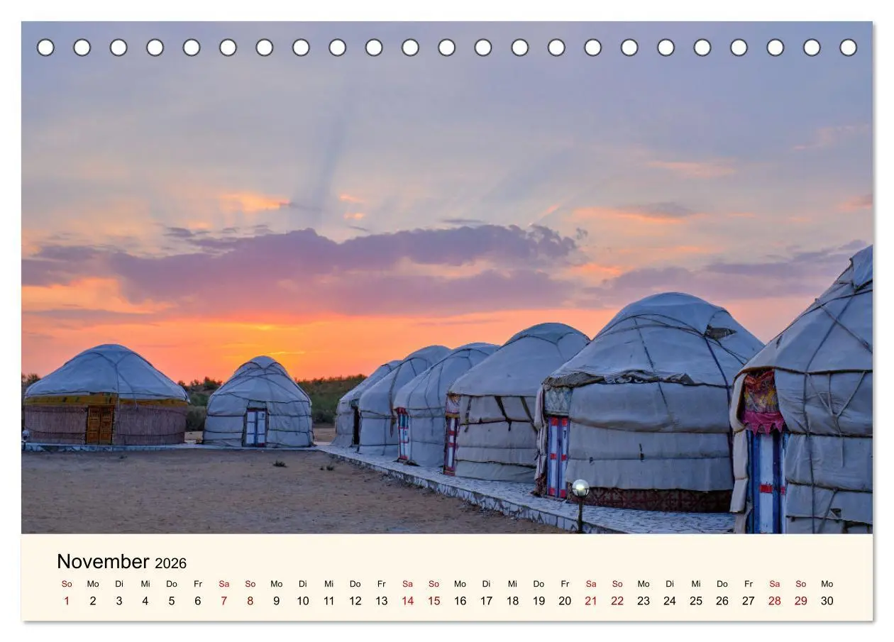 Bild: 9783457491201 | Zentralasien - Entlang der alten Seidenstraße (Tischkalender 2026...