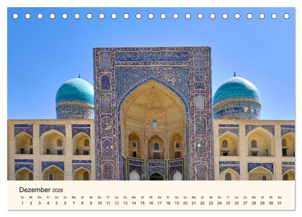 Bild: 9783457491201 | Zentralasien - Entlang der alten Seidenstraße (Tischkalender 2026...