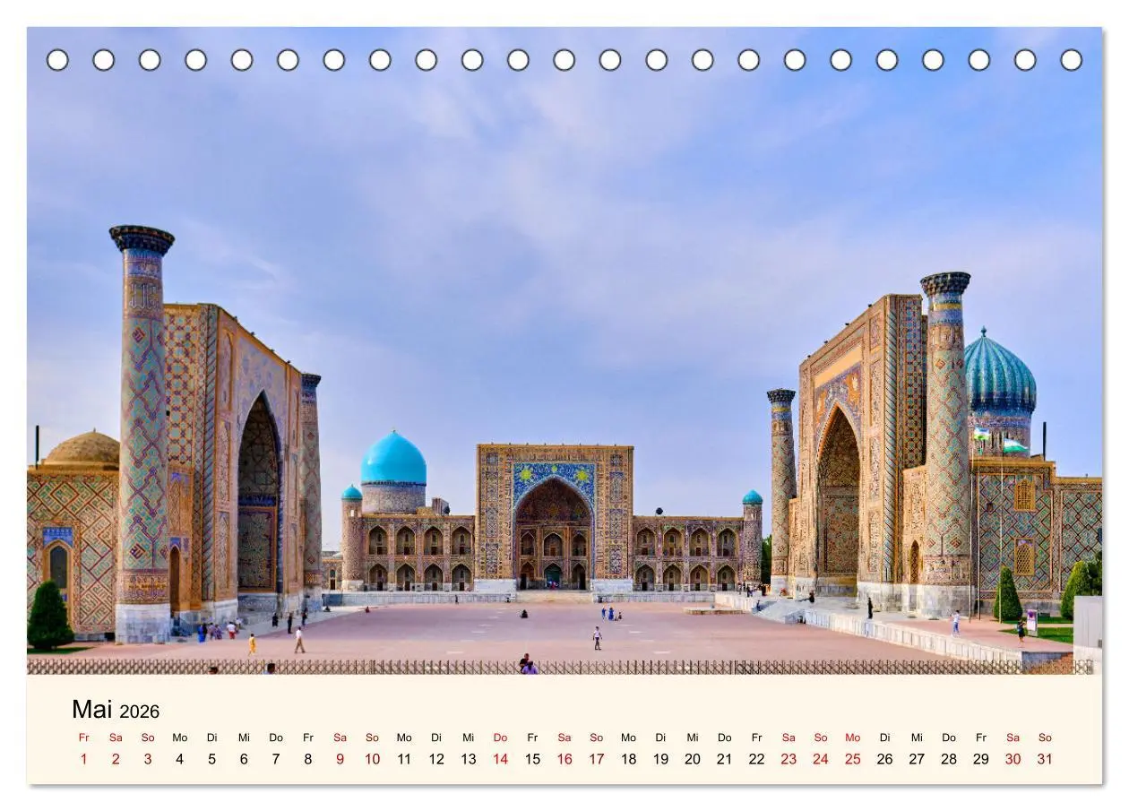 Bild: 9783457491201 | Zentralasien - Entlang der alten Seidenstraße (Tischkalender 2026...