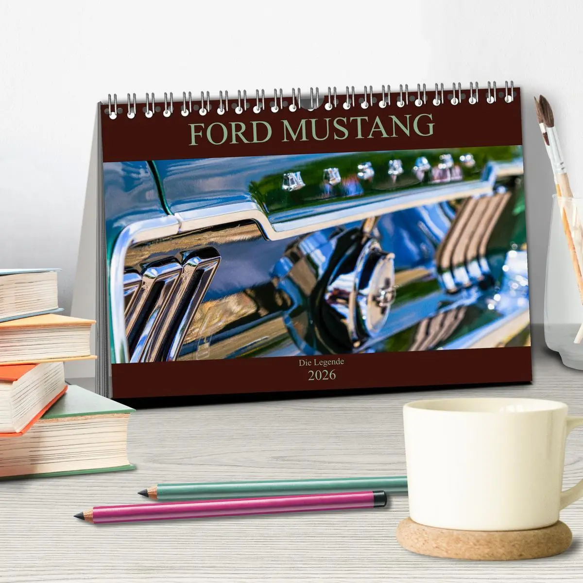 Bild: 9783457941201 | Ford Mustang - Die Legende (Tischkalender 2026 DIN A5 quer),...