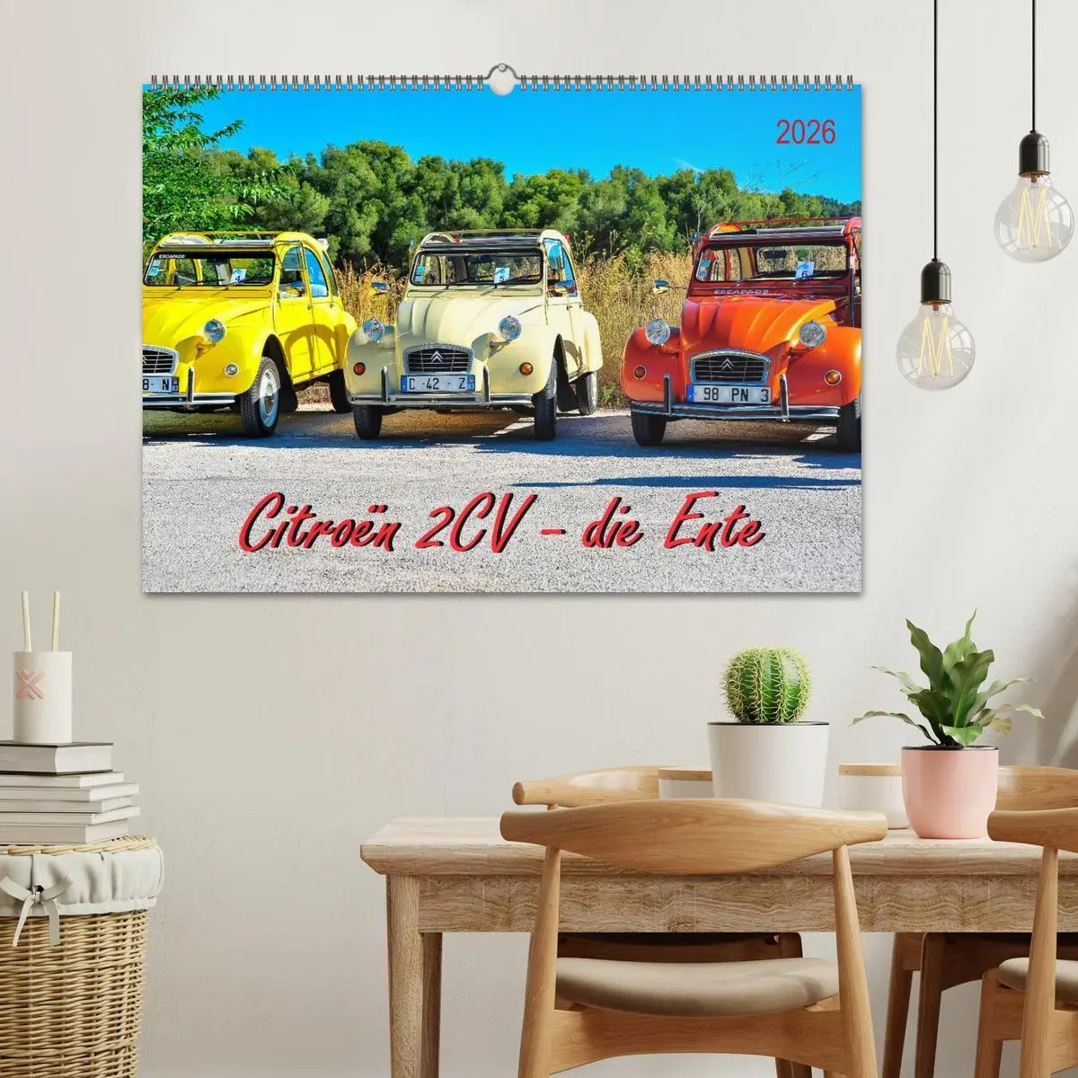 Bild: 9783516031201 | Citroën 2CV - die Ente (Wandkalender 2026 DIN A2 quer), CALVENDO...