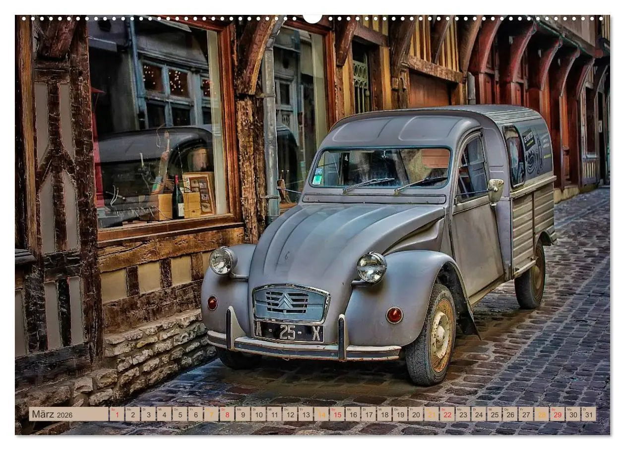 Bild: 9783516031201 | Citroën 2CV - die Ente (Wandkalender 2026 DIN A2 quer), CALVENDO...