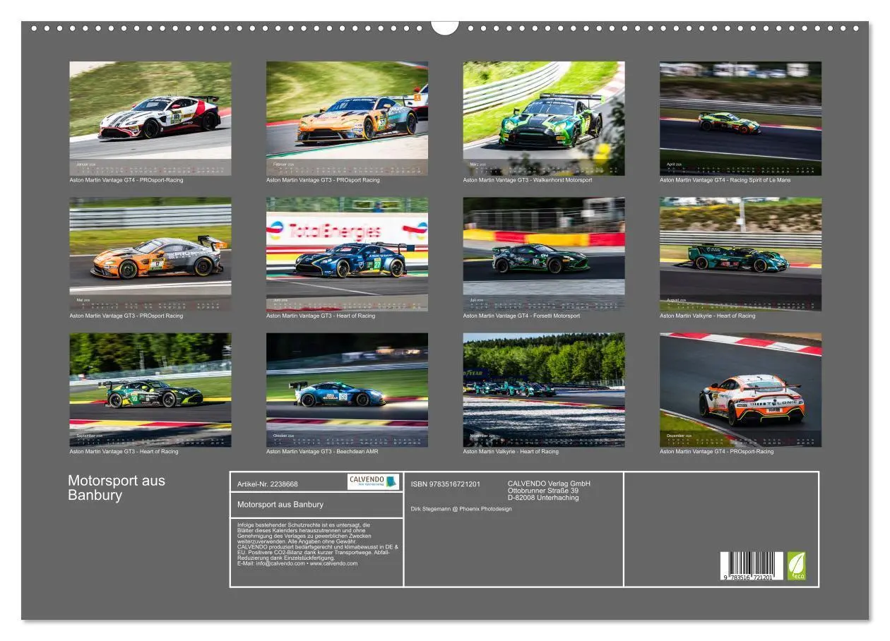 Bild: 9783516721201 | Motorsport aus Banbury (Wandkalender 2026 DIN A2 quer), CALVENDO...