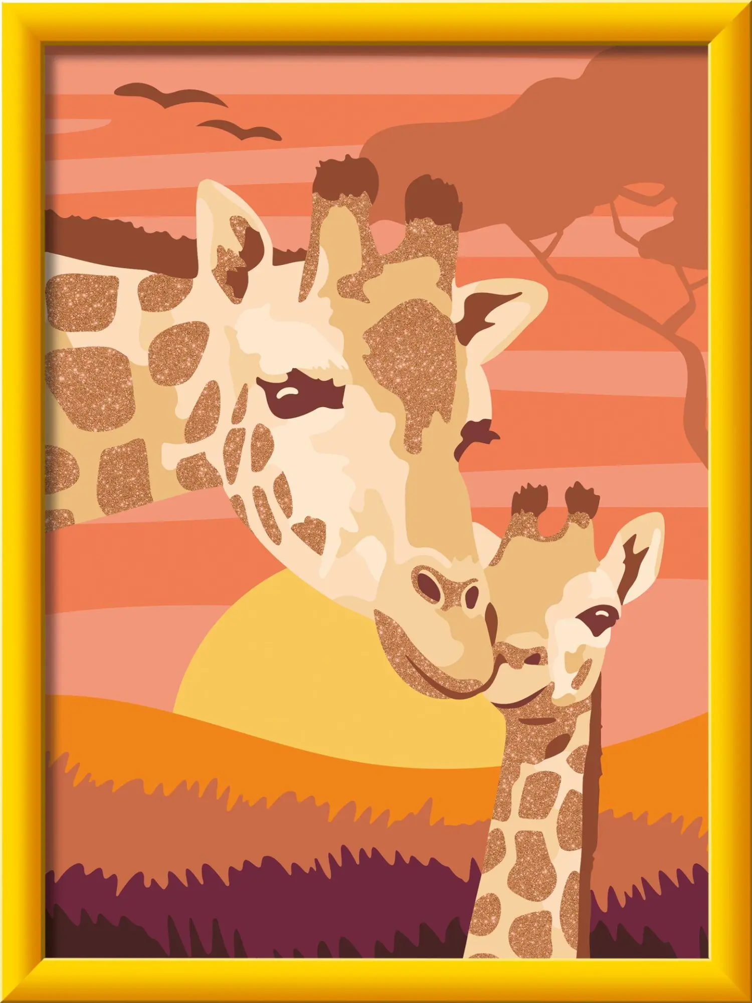 Cover: 4005555231301 | CreArt, Malen nach Zahlen Kinder - Giraffe mit Baby | Spiel | Deutsch