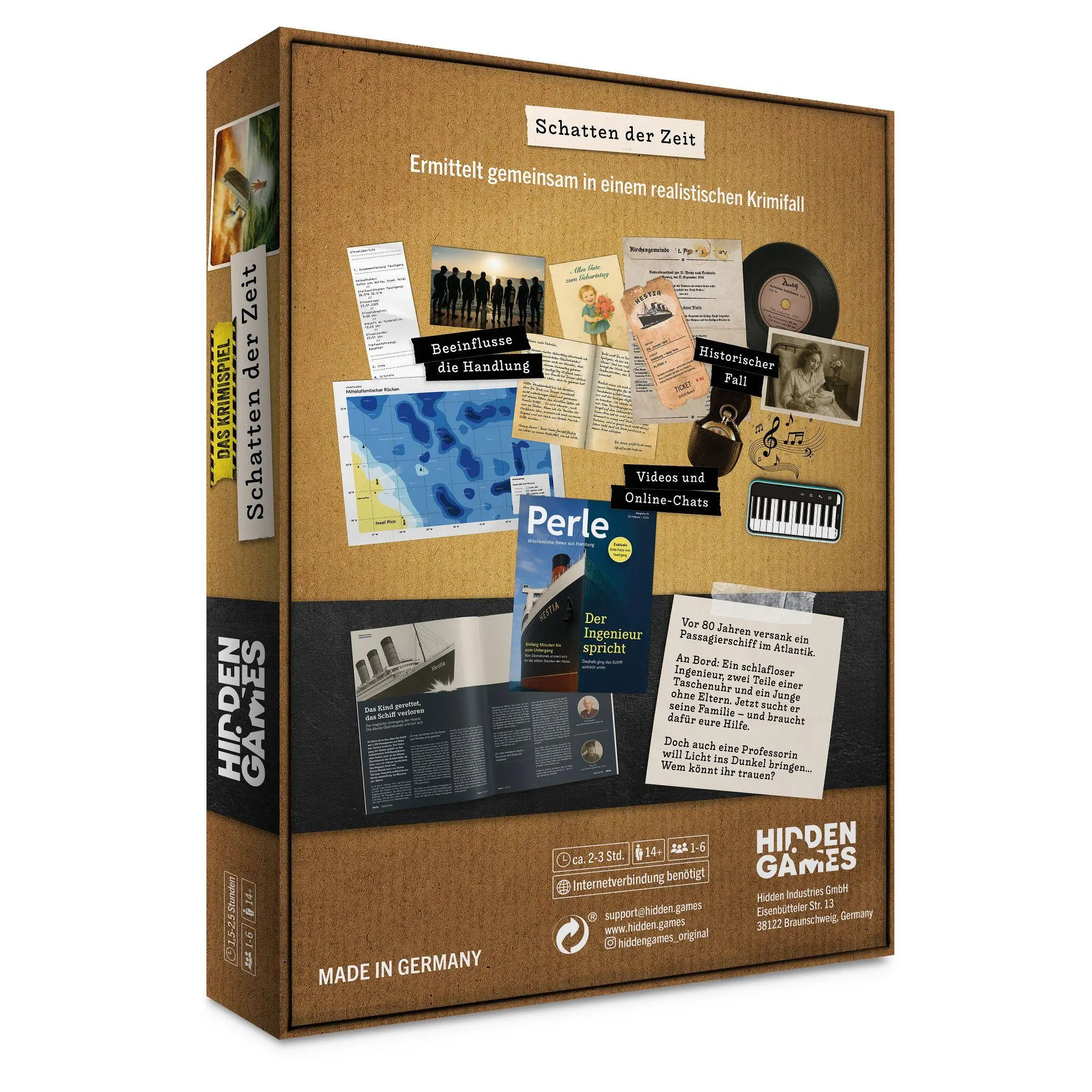 Bild: 4260686491301 | Hidden Games Tatort: Schatten der Zeit | Spiel | HID00020 | Deutsch