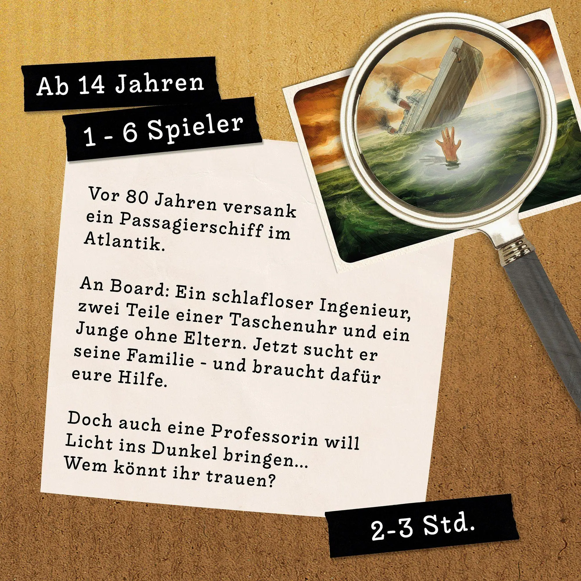 Bild: 4260686491301 | Hidden Games Tatort: Schatten der Zeit | Spiel | HID00020 | Deutsch