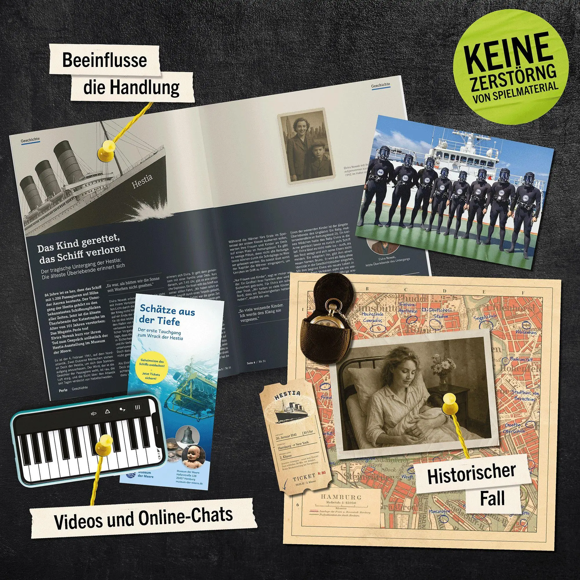 Bild: 4260686491301 | Hidden Games Tatort: Schatten der Zeit | Spiel | HID00020 | Deutsch