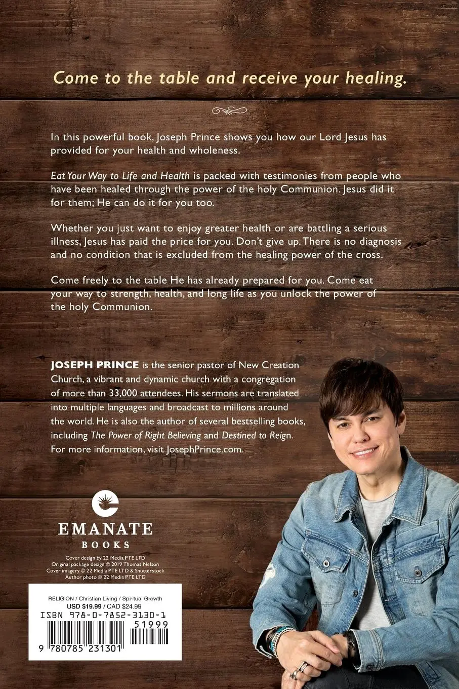 Rückseite: 9780785231301 | Eat Your Way to Life and Health | Joseph Prince | Taschenbuch | 2019