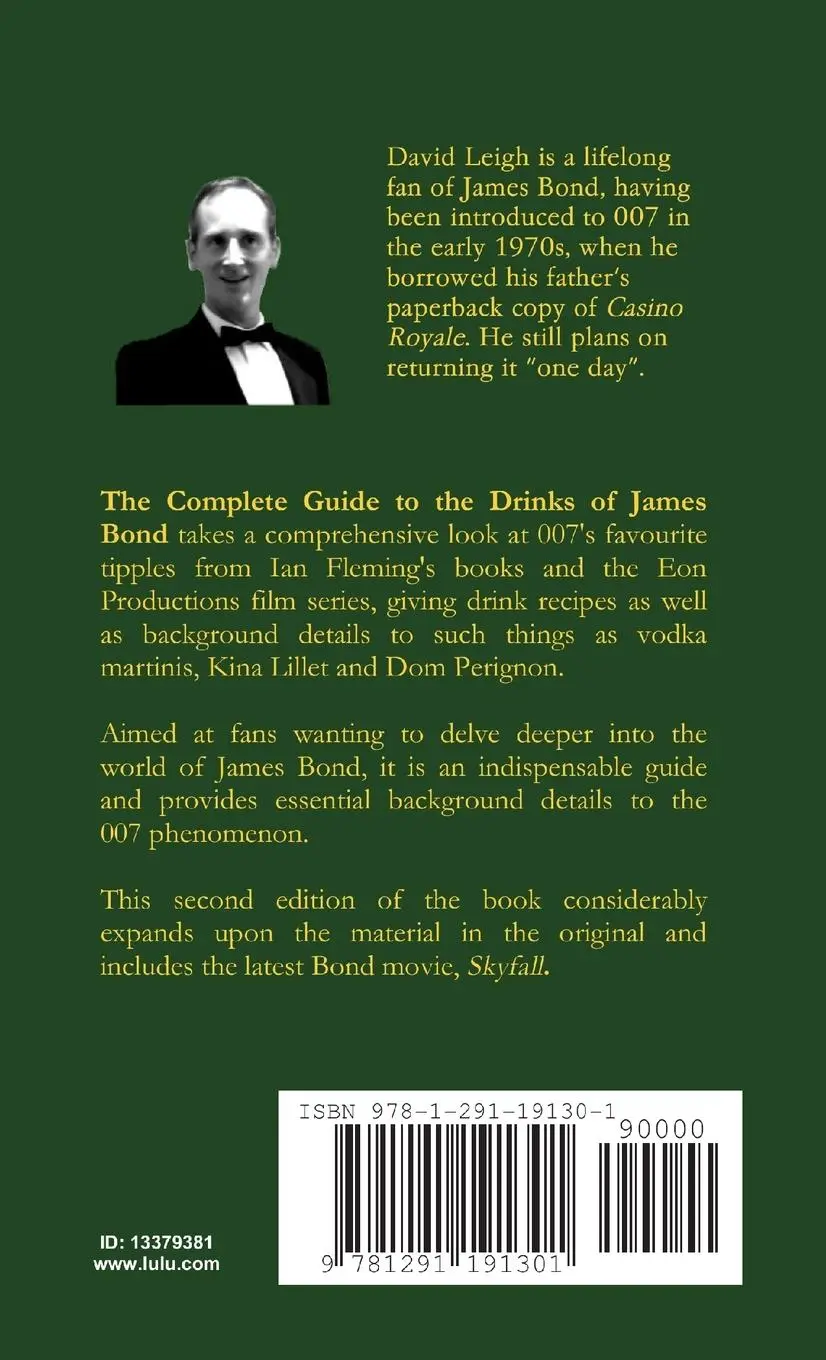 Rückseite: 9781291191301 | The Complete Guide to the Drinks of James Bond, Second Edition...