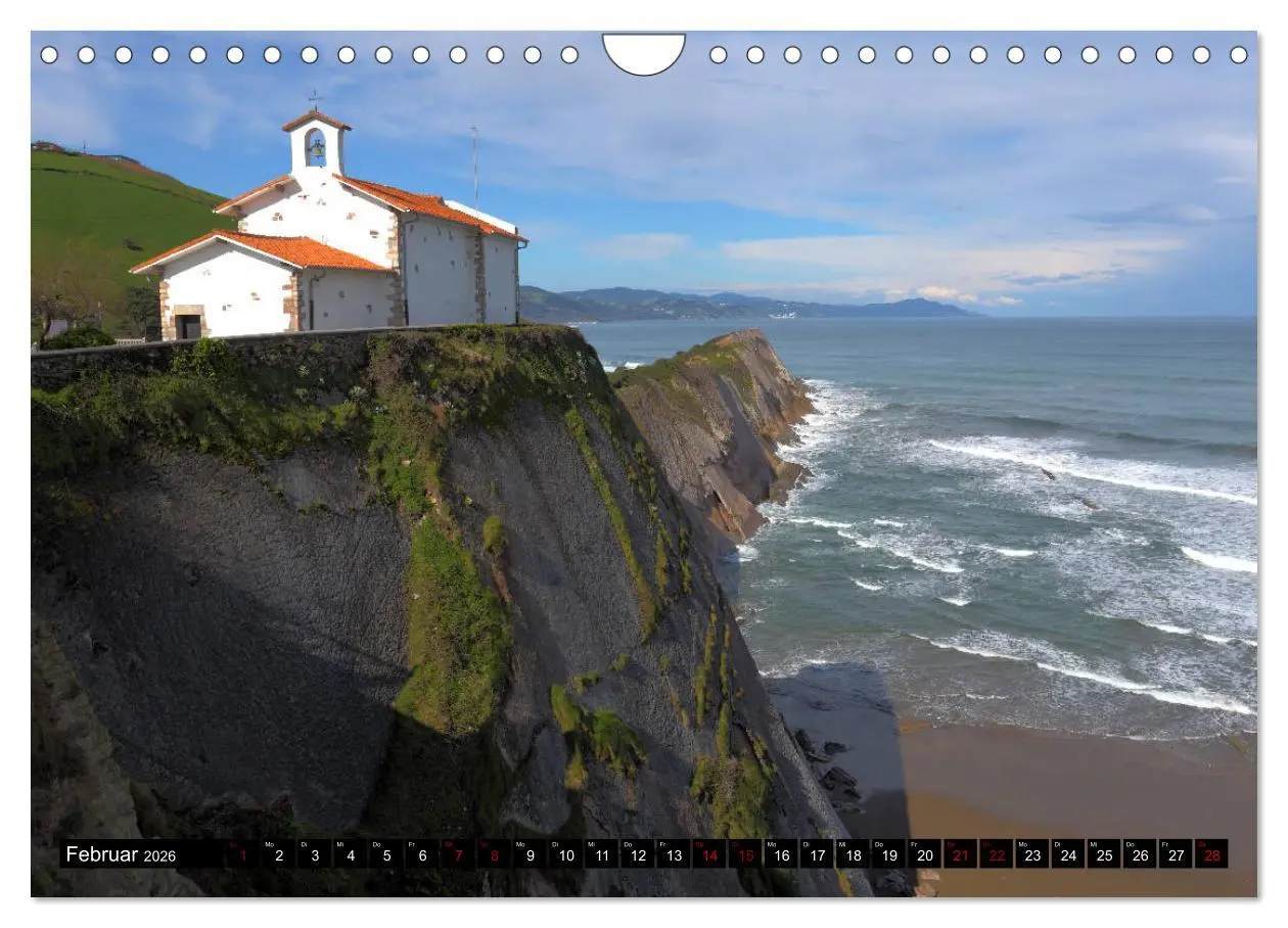 Bild: 9783457861301 | Spaniens Baskenland (Wandkalender 2026 DIN A4 quer), CALVENDO...