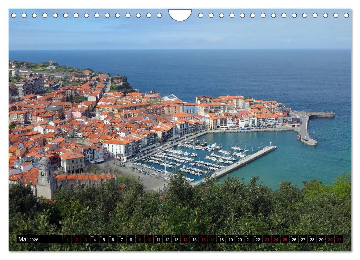 Bild: 9783457861301 | Spaniens Baskenland (Wandkalender 2026 DIN A4 quer), CALVENDO...