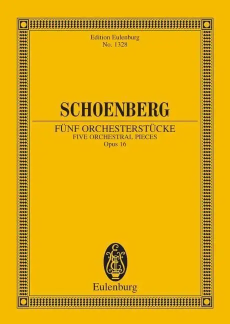 Cover: 9783795761301 | 5 Orchestral Pieces op. 16 | Original Version | Arnold Schönberg