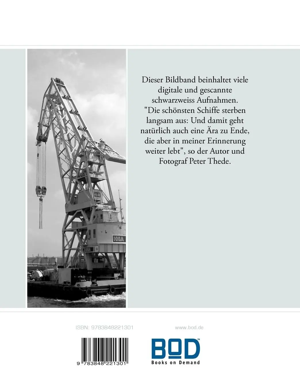Rückseite: 9783848221301 | "Schiffe gebaut vor 1970",Teil 1 | Peter Thede | Taschenbuch | 40 S.