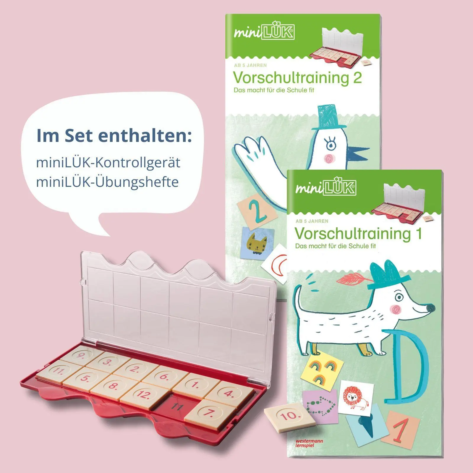 Bild: 9783894141301 | miniLÜK-Set Vorschultraining | Spiel | Westermann Lernwelten GmbH