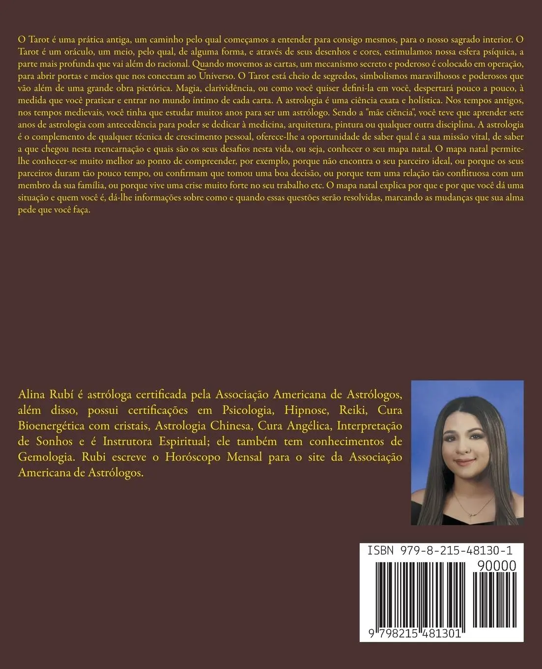 Rückseite: 9798215481301 | Aulas de Tarô e Astrologia | Angeline Rubi and Alina A. Rubi | Buch