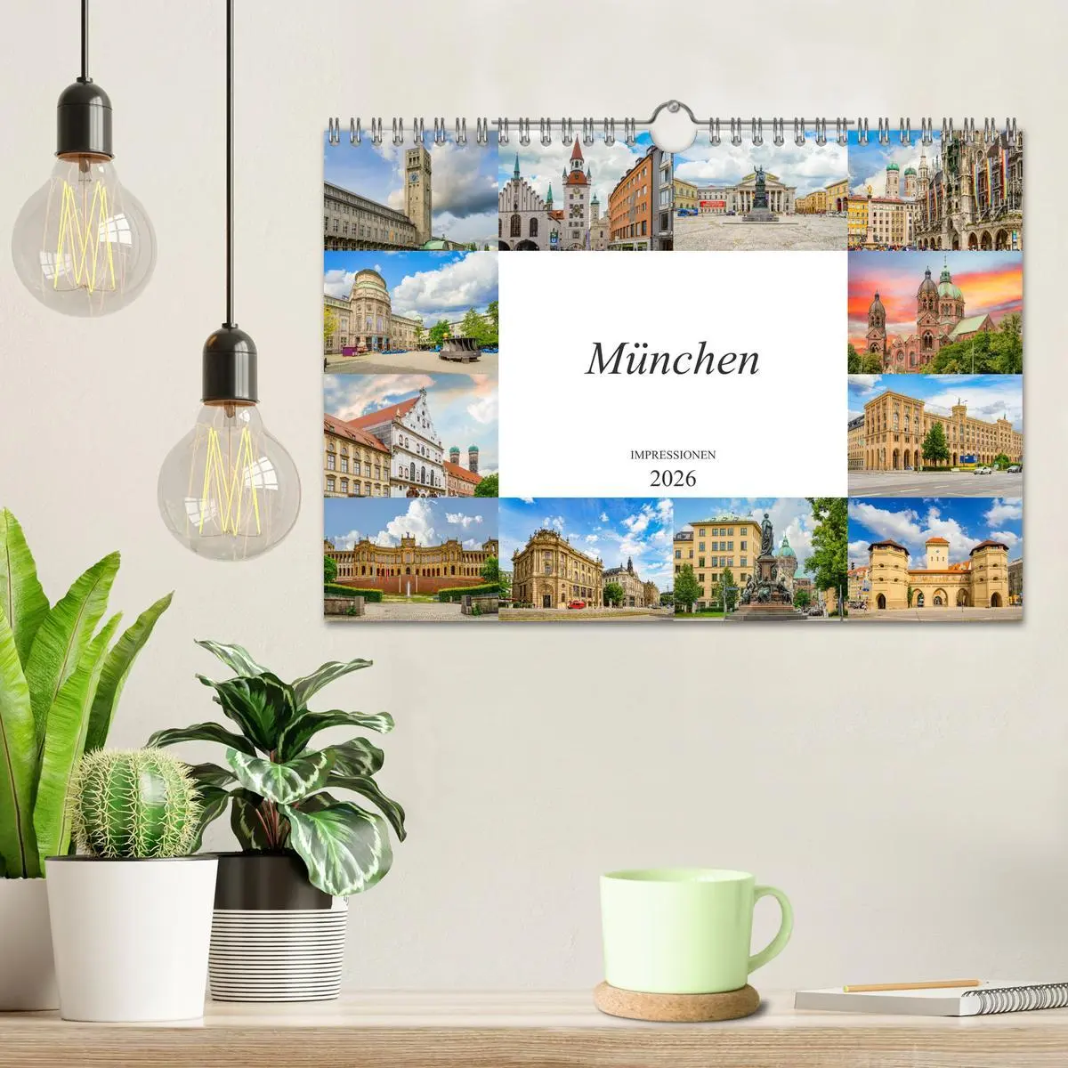 Bild: 9783457781401 | München Impressionen (Wandkalender 2026 DIN A4 quer), CALVENDO...