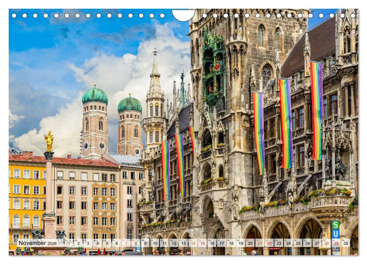 Bild: 9783457781401 | München Impressionen (Wandkalender 2026 DIN A4 quer), CALVENDO...
