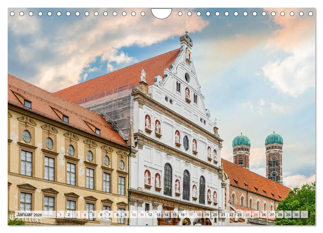 Bild: 9783457781401 | München Impressionen (Wandkalender 2026 DIN A4 quer), CALVENDO...