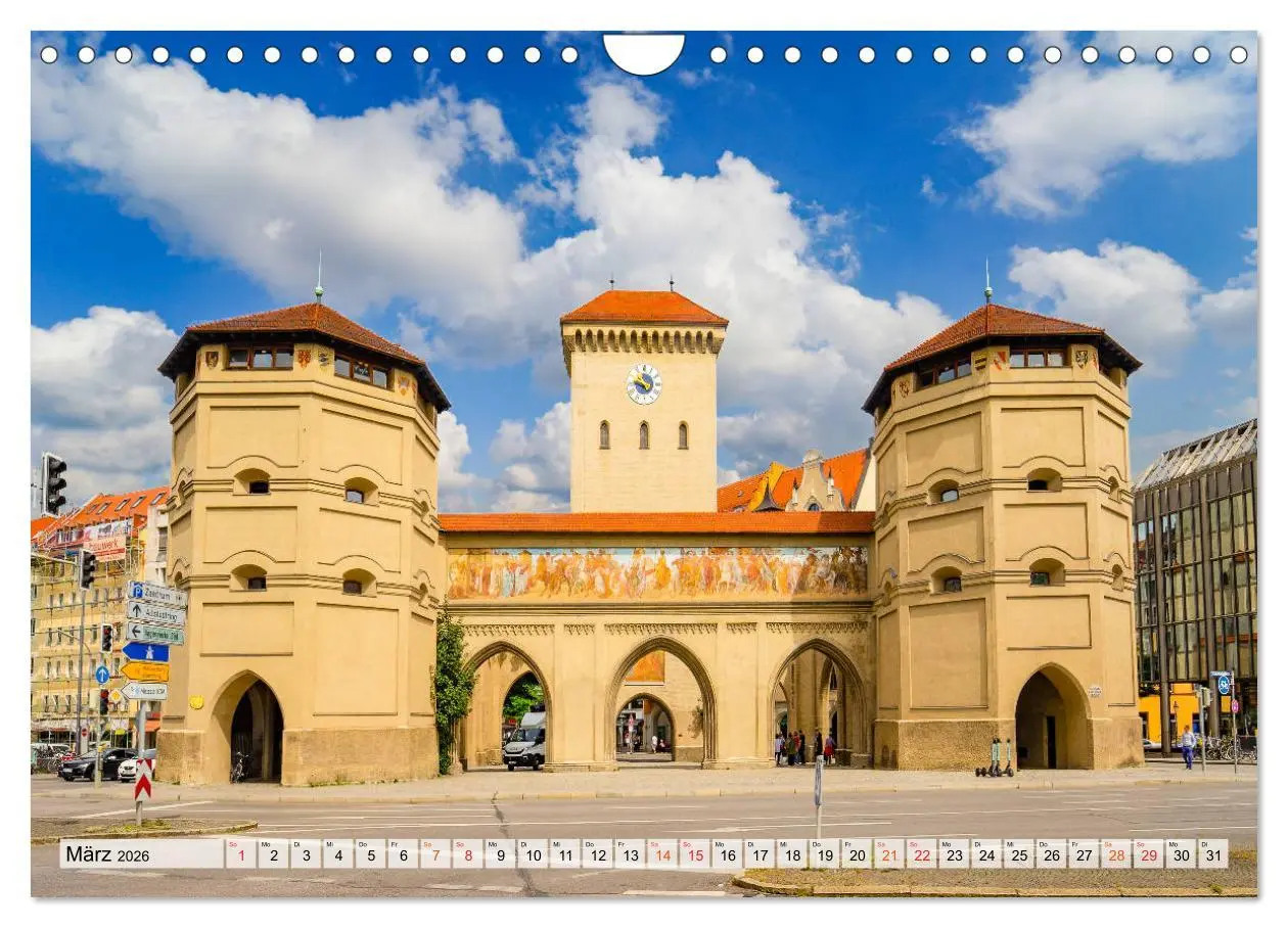 Bild: 9783457781401 | München Impressionen (Wandkalender 2026 DIN A4 quer), CALVENDO...