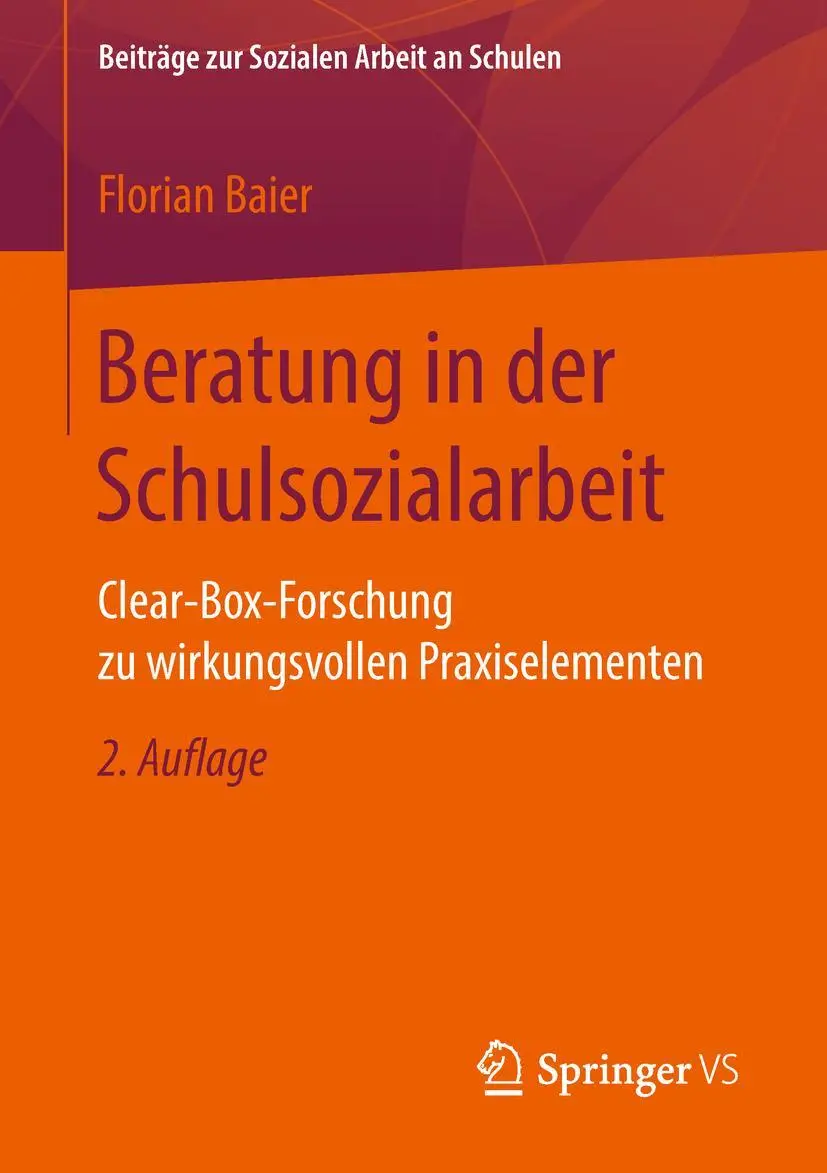 Cover: 9783658201401 | Beratung in der Schulsozialarbeit | Florian Baier | Taschenbuch | vii