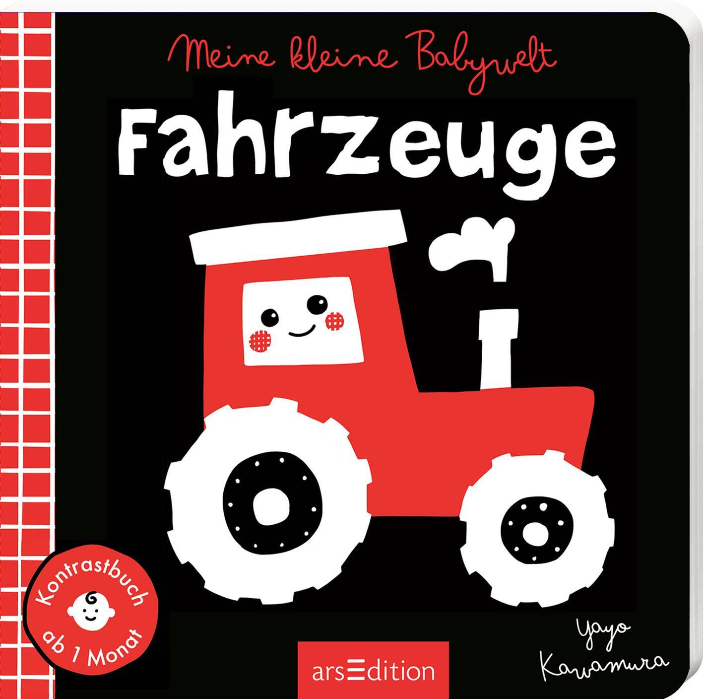 Cover: 9783845861401 | Meine kleine Babywelt: Fahrzeuge | Mein Kontrastbuch | Yayo Kawamura